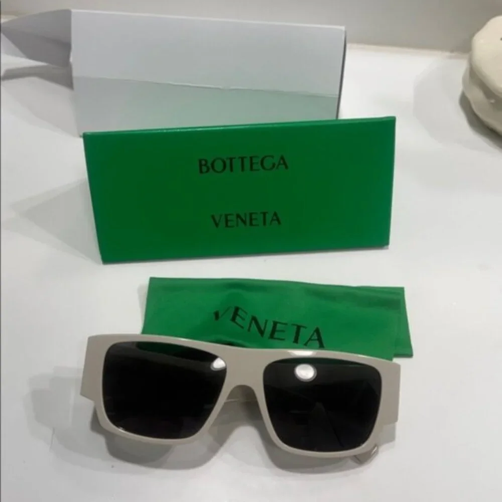 Bottega Veneta Men's Beige Sunglasses